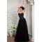 A-Line Sweetheart Long Black Prom Evening Formal Party Dresses ED010069
