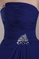 Sheath/Column Strapless Long Blue Chiffon Prom Evening Formal Party Dresses ED010070