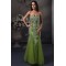 Trumpet/Mermaid Sweetheart Beaded Green Long Prom Evening Formal Party Dresses ED010072