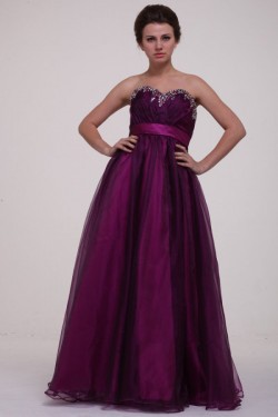 Ball Gown Sweetheart Beaded Long Prom Evening Formal Party Dresses/Maternity Evening Dresses ED010074