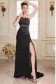 Long Black Chiffon Beaded Prom Evening Formal Party Dresses ED010078 Long Black Chiffon Beaded Prom Evening Formal Party Dresses ED010078