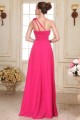 A-Line One-Shoulder Long Pink Chiffon Prom Evening Formal Party Dresses/Bridesmaid Dresses ED010079 A-Line One-Shoulder Long Pink Chiffon Prom Evening Formal Party Dresses/Bridesmaid Dresses ED010079