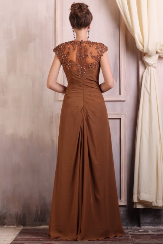 A-Line Beaded Applique Long Chiffon Prom Evening Formal Party Dresses/Mother Of The Bride Dresses ED010082 A-Line Beaded Applique Long Chiffon Prom Evening Formal Party Dresses/Mother Of The Bride Dresses ED010082