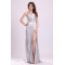 Sheath One-Shoulder Beaded Long Prom Evening Formal Party Dresses ED010088