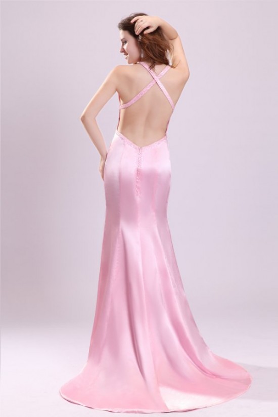 Long Beaded Pink Prom Evening Formal Party Dresses ED010094 Long Beaded Pink Prom Evening Formal Party Dresses ED010094