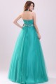 A-Line Halter Long Beaded Prom Evening Formal Party Dresses ED010095