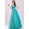 A-Line Halter Long Beaded Prom Evening Formal Party Dresses ED010095