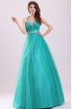 A-Line Halter Long Beaded Prom Evening Formal Party Dresses ED010095