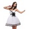 A-Line Sweetheart Short Black White Prom Evening Formal Party Dresses ED010097