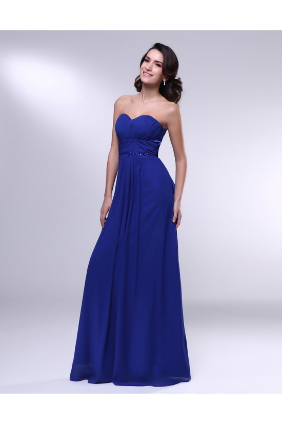 A-Line Sweetheart Beaded Long Blue Chiffon Prom Evening Formal Dresses ED011000 A-Line Sweetheart Beaded Long Blue Chiffon Prom Evening Formal Dresses ED011000