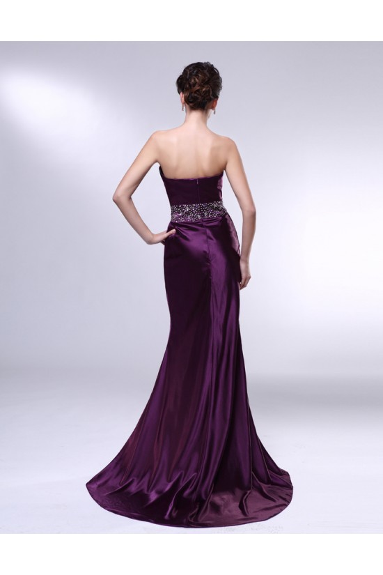 Trumpet/Mermaid Strapless Beaded Long Purple Prom Evening Formal Dresses ED011005 Trumpet/Mermaid Strapless Beaded Long Purple Prom Evening Formal Dresses ED011005