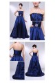 A-Line Strapless Beaded Blue Taffeta Prom Evening Formal Dresses ED011006 A-Line Strapless Beaded Blue Taffeta Prom Evening Formal Dresses ED011006