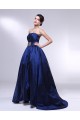 A-Line Strapless Beaded Blue Taffeta Prom Evening Formal Dresses ED011006 A-Line Strapless Beaded Blue Taffeta Prom Evening Formal Dresses ED011006