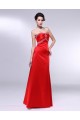 A-Line Beaded Long Red Prom Evening Formal Dresses ED011008