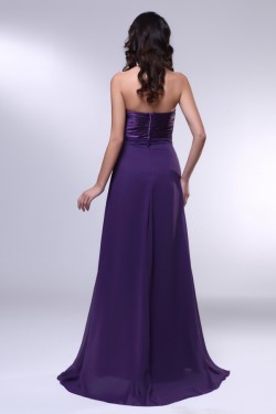 Empire Strapless Long Purple Prom Evening Formal Dresses Maternity Dresses ED011010