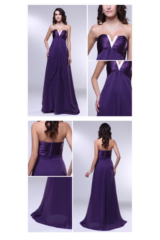 Empire Strapless Long Purple Prom Evening Formal Dresses Maternity Dresses ED011010 Empire Strapless Long Purple Prom Evening Formal Dresses Maternity Dresses ED011010