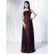 A-Line One-Shoulder Pleated Long Prom Evening Formal Dresses ED011011