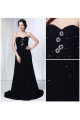 A-Line Sweetheart Beaded Long Black Chiffon Prom Evening Formal Dresses ED011014 A-Line Sweetheart Beaded Long Black Chiffon Prom Evening Formal Dresses ED011014