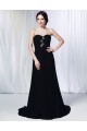 A-Line Sweetheart Beaded Long Black Chiffon Prom Evening Formal Dresses ED011014 A-Line Sweetheart Beaded Long Black Chiffon Prom Evening Formal Dresses ED011014