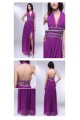 A-Line Halter Beaded Split-Front Long Purple Chiffon Prom Evening Formal Dresses ED011017 A-Line Halter Beaded Split-Front Long Purple Chiffon Prom Evening Formal Dresses ED011017
