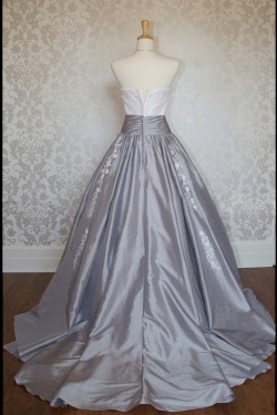 Ball Gown Strapless Long Prom Evening Formal Dresses ED011021