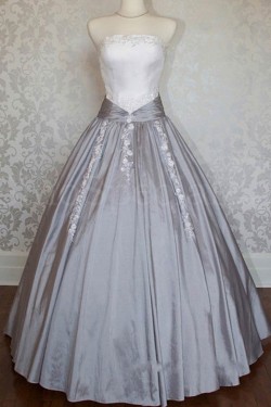 Ball Gown Strapless Long Prom Evening Formal Dresses ED011021