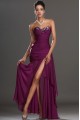 Sheath Sweetheart Beaded Long Chiffon Prom Evening Formal Dresses ED011026