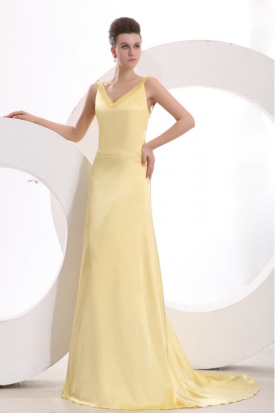A-Line Long Yellow Prom Evening Formal Party Dresses ED010104 A-Line Long Yellow Prom Evening Formal Party Dresses ED010104