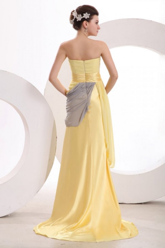 Long Yellow Strapless Prom Evening Formal Party Dresses ED010105 Long Yellow Strapless Prom Evening Formal Party Dresses ED010105