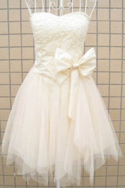 Short/Mini Strapless Tulle Prom Evening Formal Cocktail Dresses ED011062
