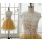 Short/Mini Black Yellow Prom Evening Formal Cocktail Dresses ED011066