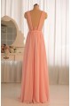 A-Line Long Pink Chiffon Prom Evening Formal Dresses ED011073 A-Line Long Pink Chiffon Prom Evening Formal Dresses ED011073