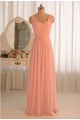 A-Line Long Pink Chiffon Prom Evening Formal Dresses ED011073 A-Line Long Pink Chiffon Prom Evening Formal Dresses ED011073