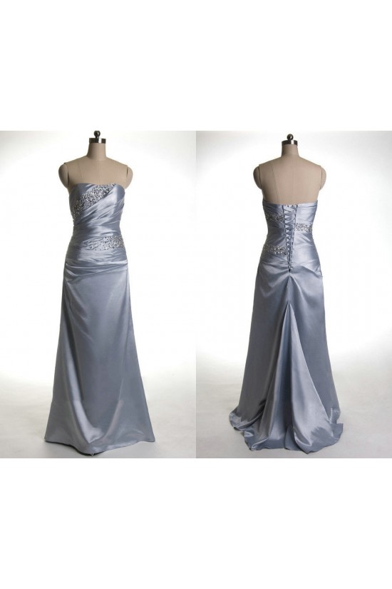 A-Line Strapless Beaded Long Prom Evening Formal Dresses ED011078 A-Line Strapless Beaded Long Prom Evening Formal Dresses ED011078