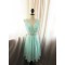 A-Line V-Neck Beaded Short Chiffon Prom Evening Formal Dresses ED011080