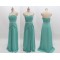 Sheath/Column Sweetheart Beaded Long Chiffon Prom Evening Formal Dresses ED011083