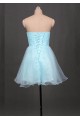 A-Line Sweetheart Beaded Short Chiffon Prom Evening Formal Dresses ED011085