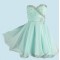 A-Line Sweetheart Beaded Short Chiffon Prom Evening Formal Dresses ED011085