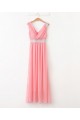 A-Line V-Neck Beaded Long Chiffon Prom Evening Formal Dresses ED011086 A-Line V-Neck Beaded Long Chiffon Prom Evening Formal Dresses ED011086