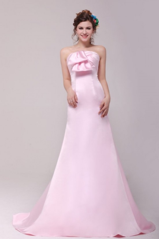 A-Line Strapless Long Pink Prom Evening Formal Party Dresses ED010109 A-Line Strapless Long Pink Prom Evening Formal Party Dresses ED010109