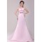 A-Line Strapless Long Pink Prom Evening Formal Party Dresses ED010109
