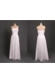 A-Line Strapless Long White Chiffon Prom Evening Formal Dresses ED011093 A-Line Strapless Long White Chiffon Prom Evening Formal Dresses ED011093