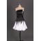 Short Black White Prom Evening Formal Dresses ED011095