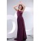 Sheath/Column One-Shoulder Long Prom Evening Formal Party Dresses ED010111
