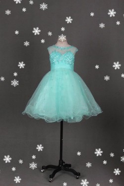 A-Line Beaded Short Blue Prom Evening Cocktail Homecoming Dresses ED011118
