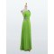 A-Line One-Shoulder Beaded Long Chiffon Prom Evening Formal Dresses ED011120