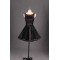 A-Line Short Black Lace Prom Evening Formal Bridesmaid Dresses ED011129