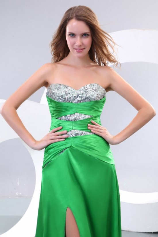 Long Green Sweetheart Chiffon Prom Evening Formal Party Dresses ED010113 Long Green Sweetheart Chiffon Prom Evening Formal Party Dresses ED010113