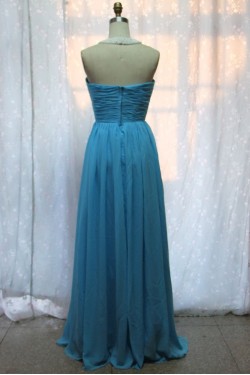 A-Line Halter Beaded Long Chiffon Prom Evening Formal Dresses ED011131