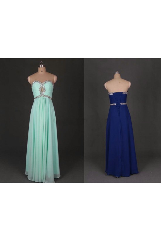 A-Line Sweetheart Beaded Long Chiffon Prom Evening Formal Dresses ED011135 A-Line Sweetheart Beaded Long Chiffon Prom Evening Formal Dresses ED011135